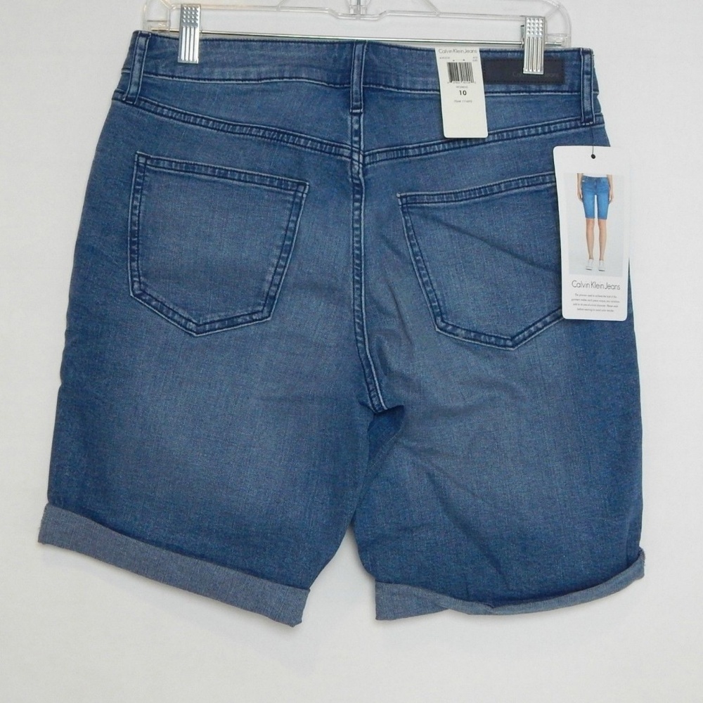 Calvin Klein Womens Size 10 Shorts Jean City Short - Picture 2 of 3